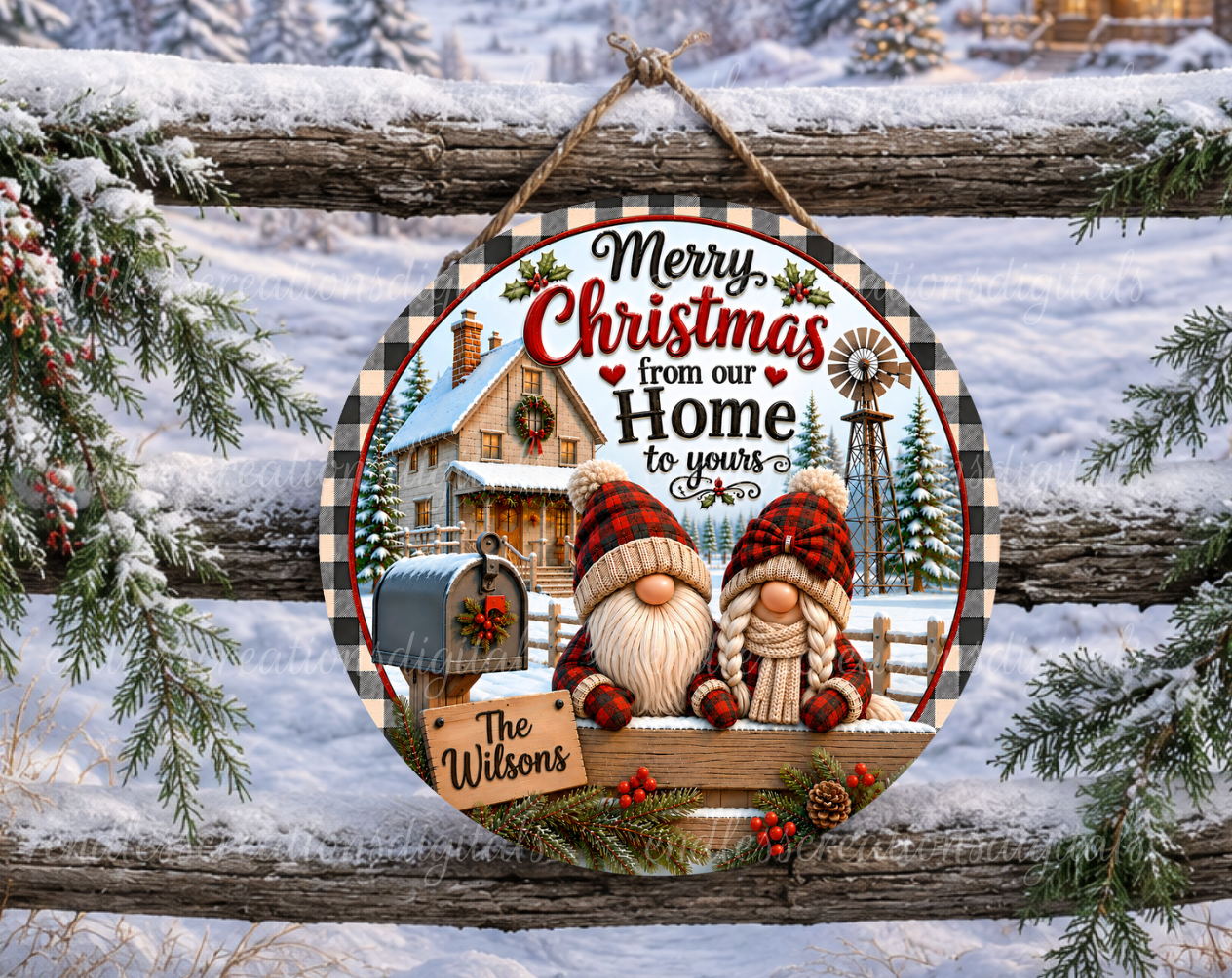 MERRY CHRISTMAS GNOMES BUNDLE OF 3