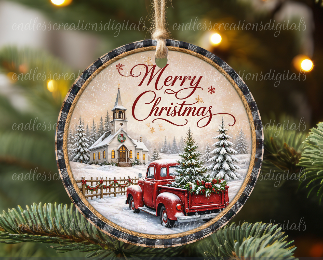 MERRY CHRISTMAS TRUCK BUNDLE OF 3