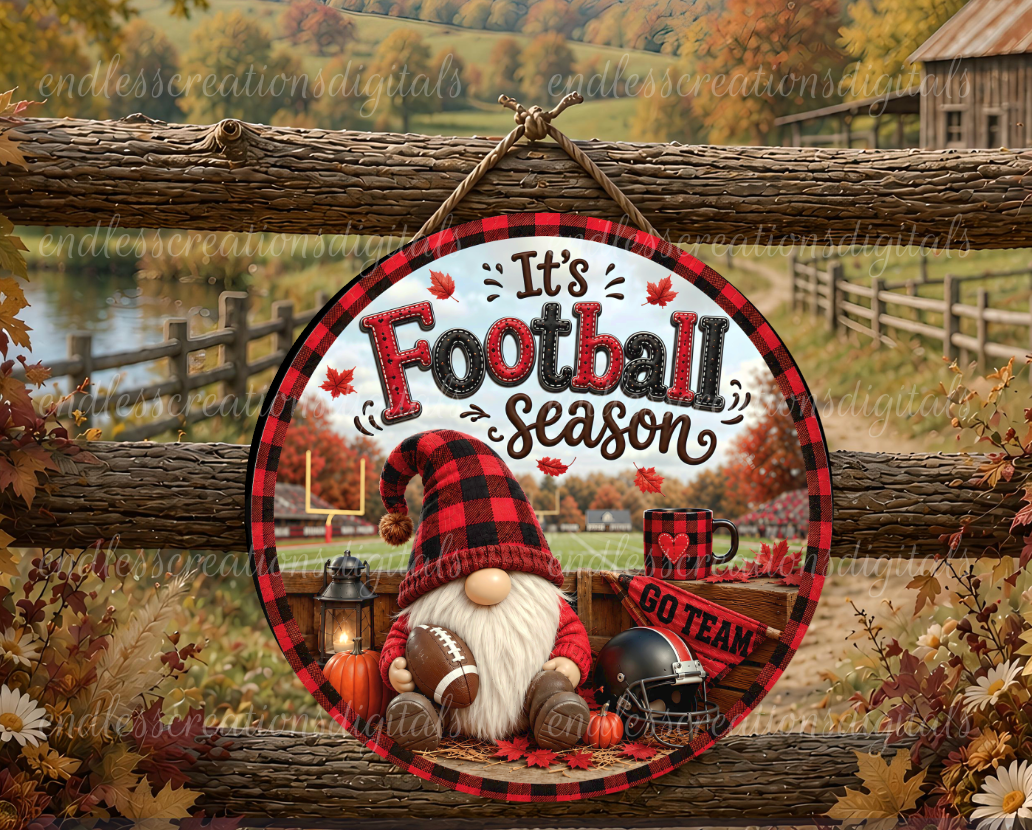 RED/BLACK FOOTBALL SEASON GNOME BUNDLE OF 2