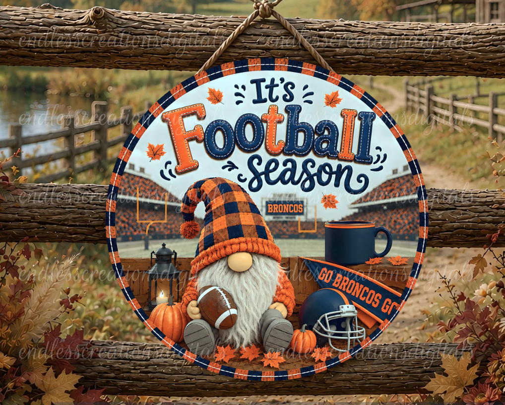 BRONCOS GNOME FOOTBALL BUNDLE OF 2