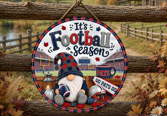 RED WHITE AND BLUE FOOTBALL GNOME BUNDLE OF 2