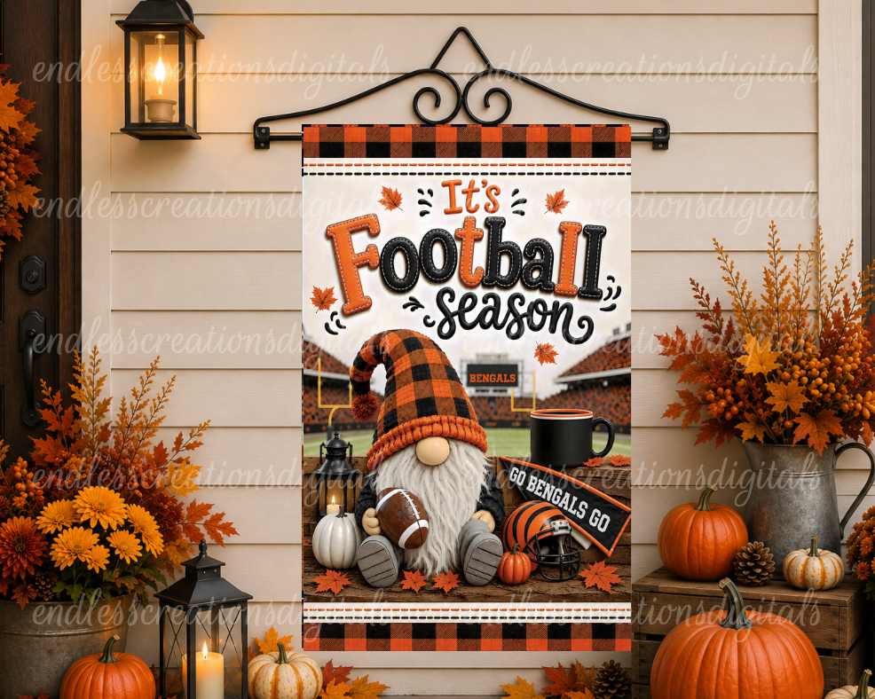 BENGALS GNOME FOOTBALL BUNDLE OF 2