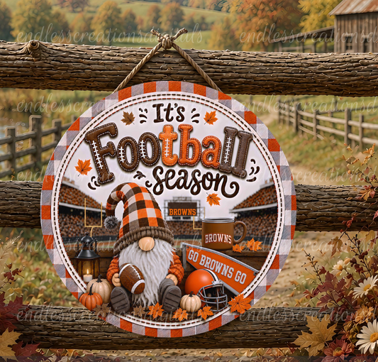 ORANGE/BROWN GNOME FOOTBALL BUNDLE OF 2