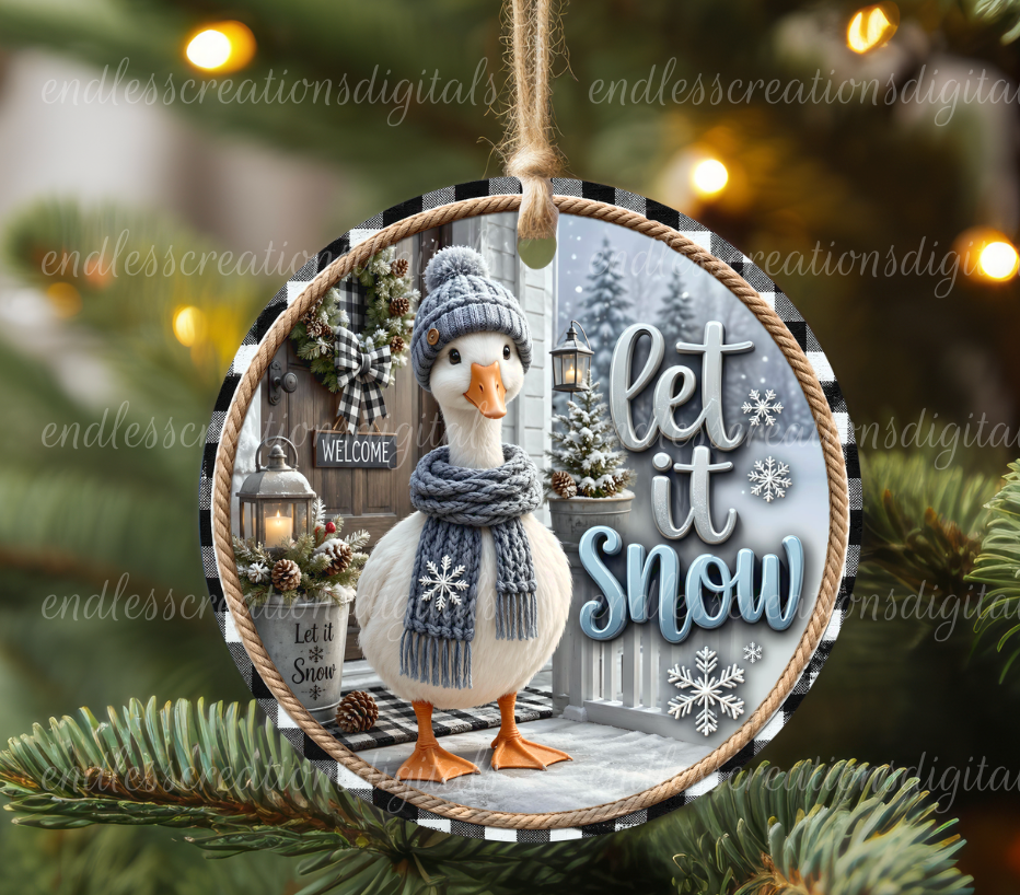 LET IT SNOW GOOSE BUNDLE OF 6
