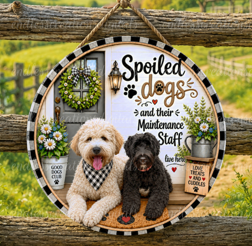 SPOILED DOGS CUSTOM DESIGN BUNDLE OF 2