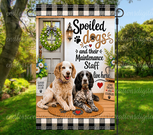 CUSTOM SPOILED DOGS FLAG ORDER
