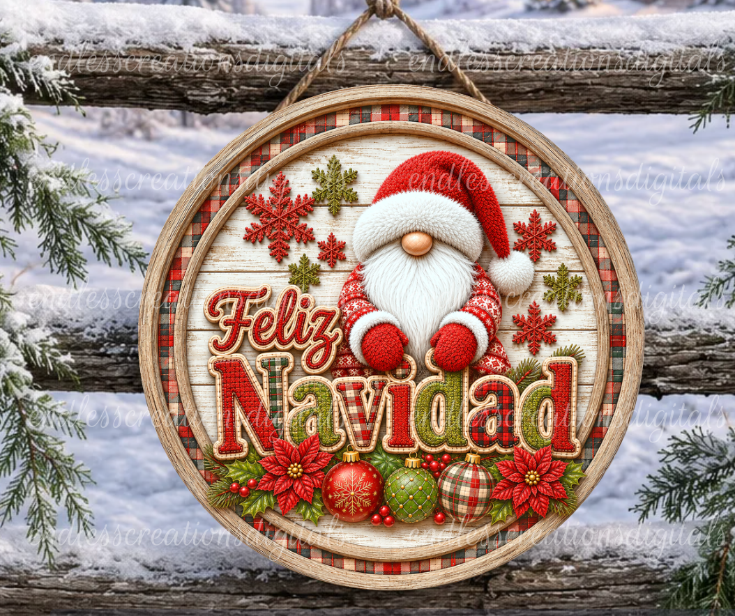 CHRISTMAS GNOME SPANISH BUNDLE OF 5