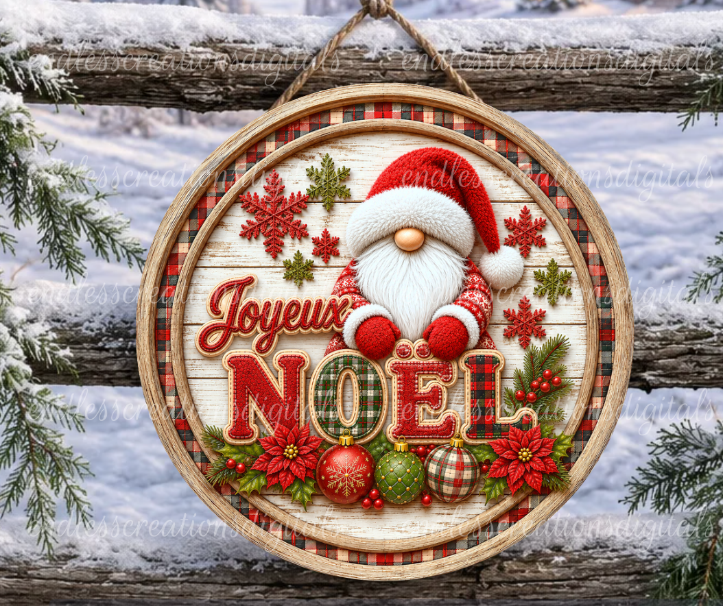 CHRISTMAS GNOME FRENCH BUNDLE OF 5