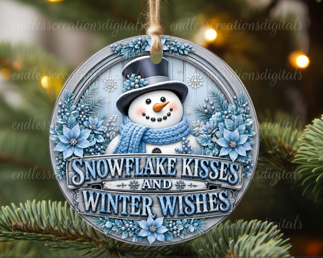 SNOWFLAKE KISSES ROUND ONLY