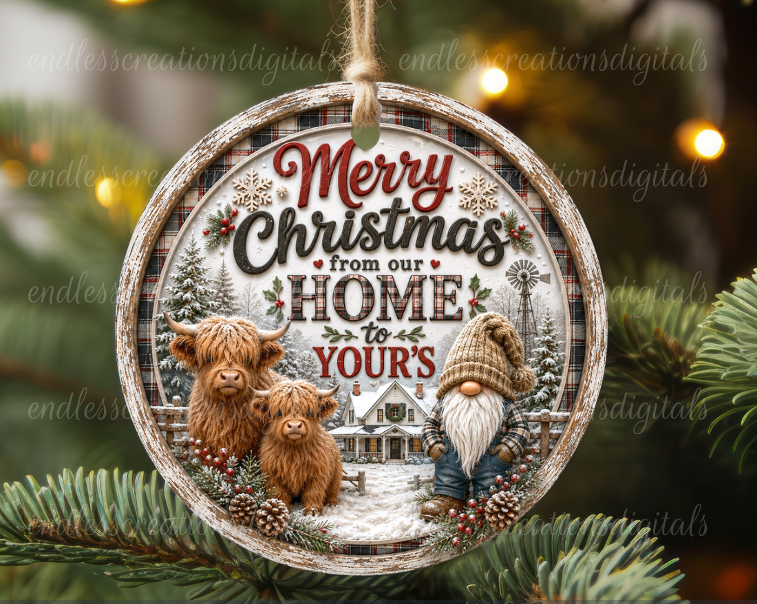 FROM OUR HOME TO YOUR'S ROUND ONLY