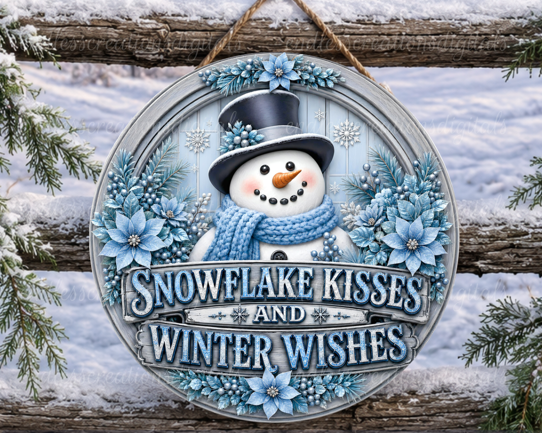 SNOWFLAKE KISSES ROUND ONLY