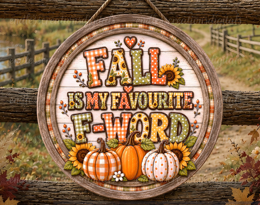 FALL FAVOURITE F-WORD ROUND ONLY