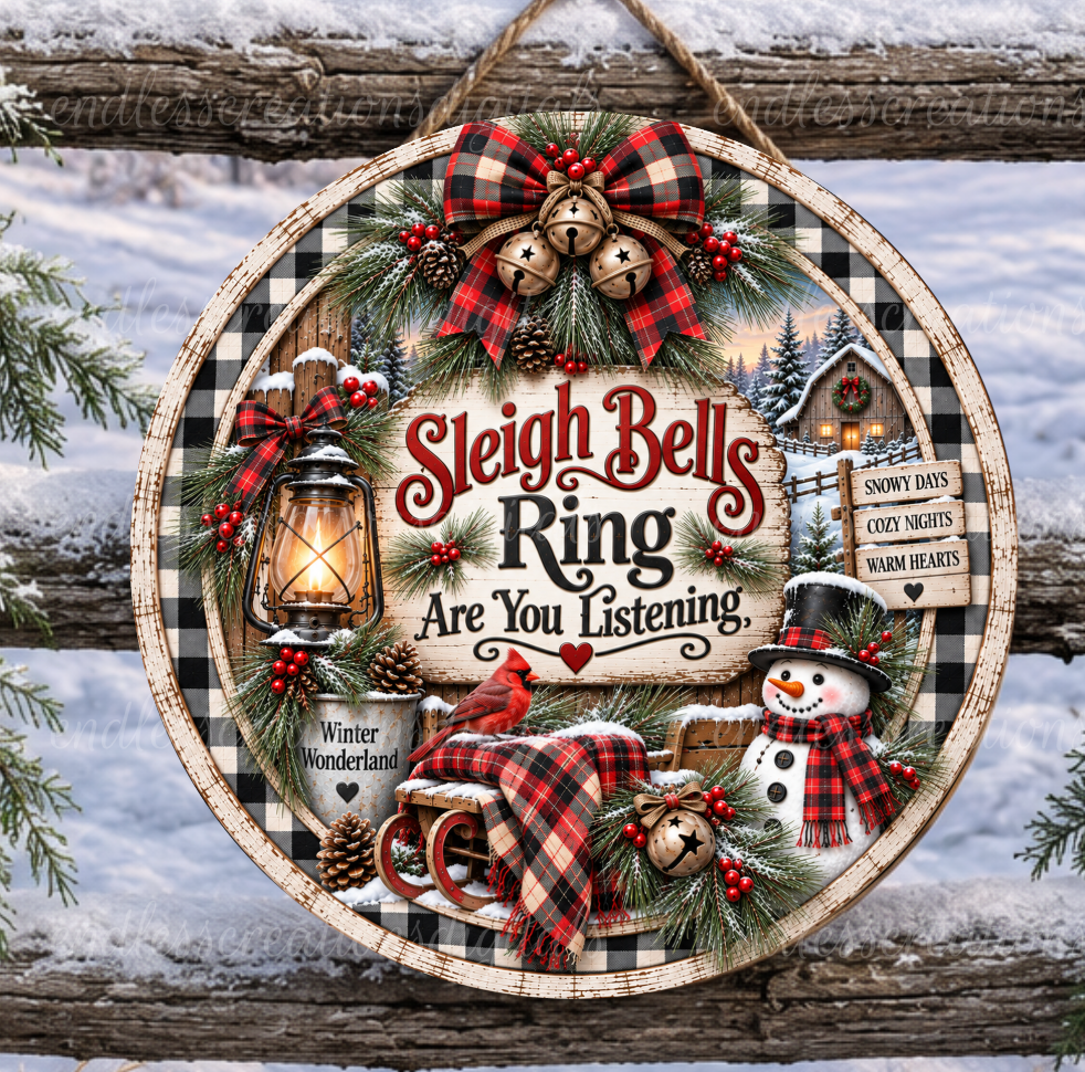 SLEIGH BELLS RING ROUND ONLY