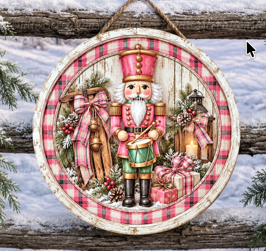 PINK NUTCRACKER ROUND ONLY
