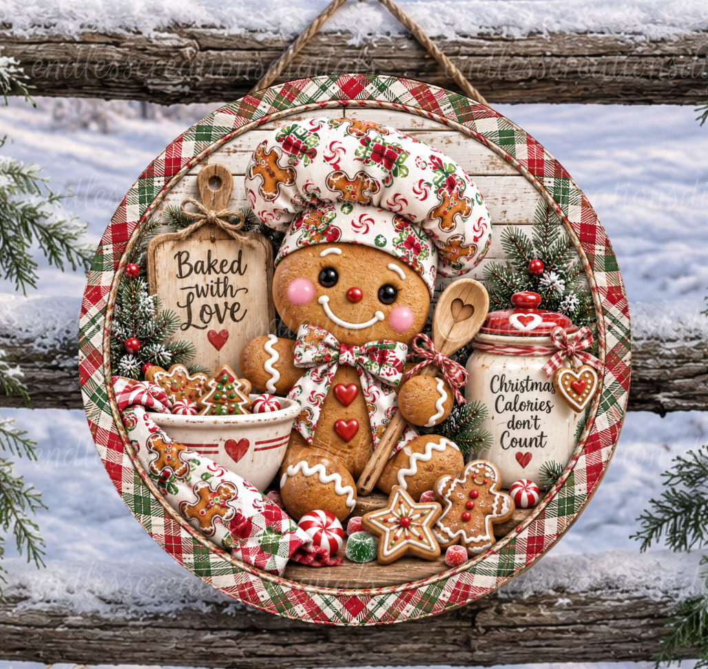 BAKED WITH LOVE GINGERBREAD ROUND ONLY