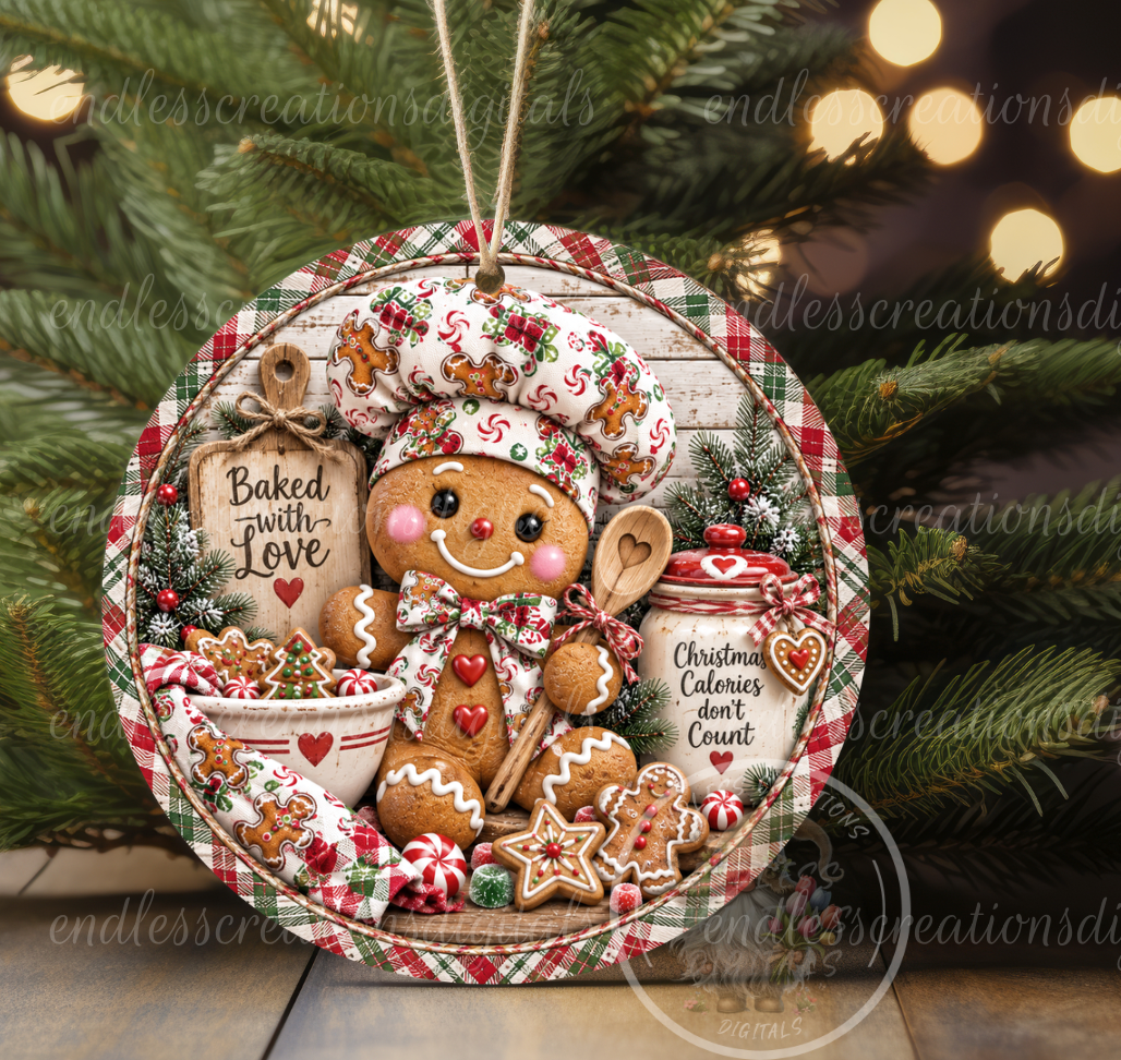 BAKED WITH LOVE GINGERBREAD ROUND ONLY