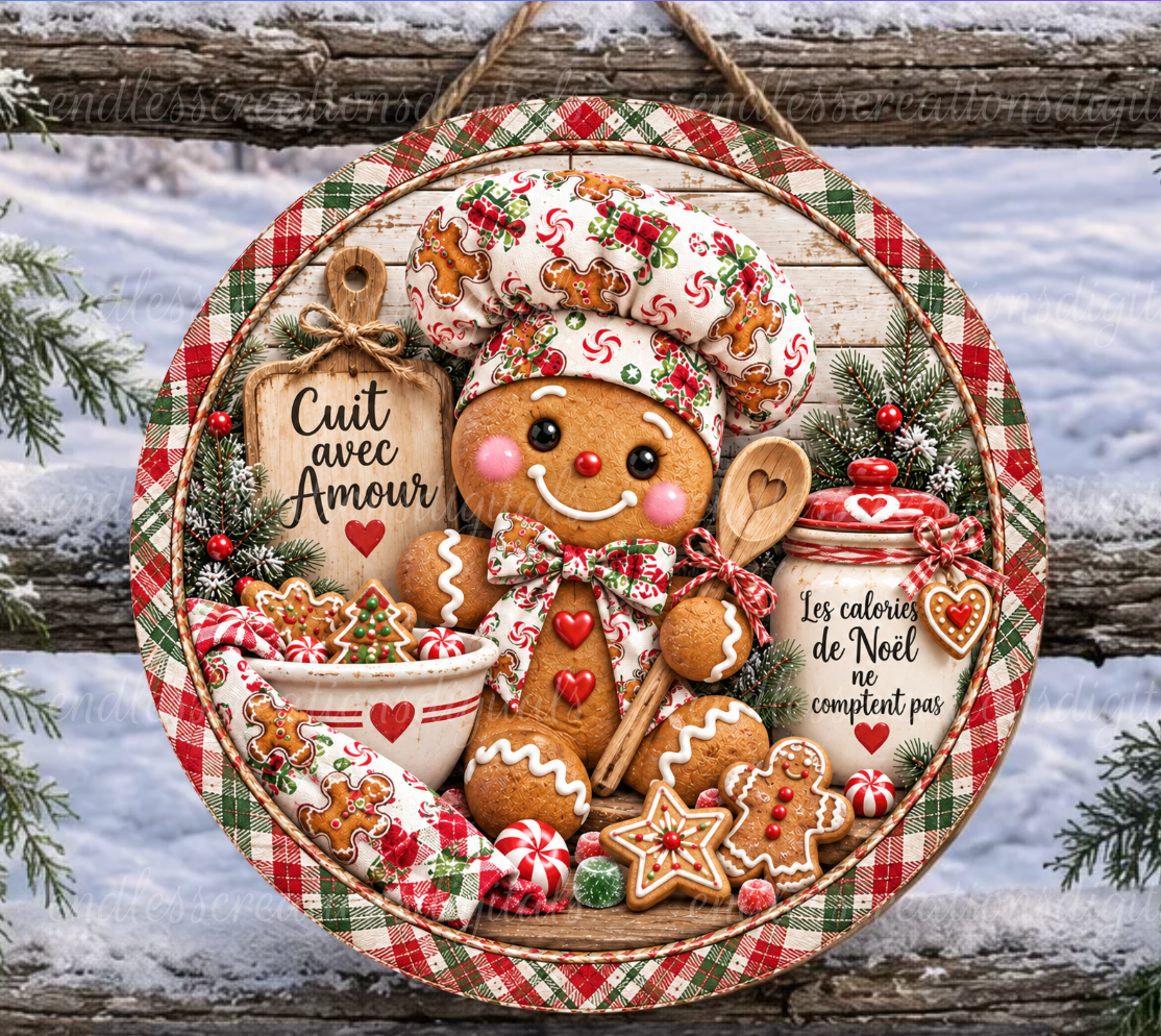 BAKED WITH LOVE GINGERBREAD BUNDLE OF 3 FRENCH VERSION