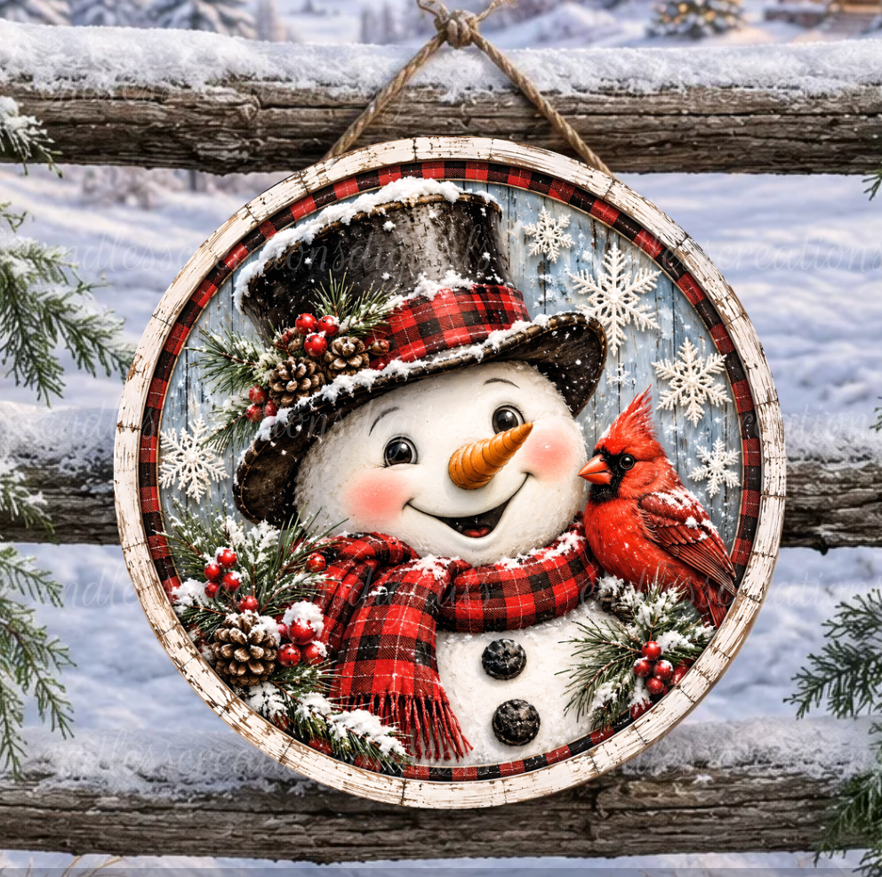 FROSTY SNOWMAN ROUND ONLY