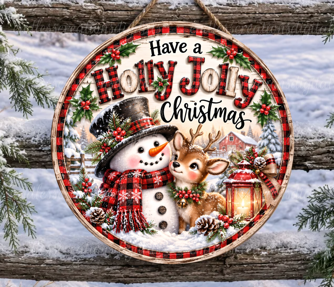 HOLLY JOLLY ROUND ONLY
