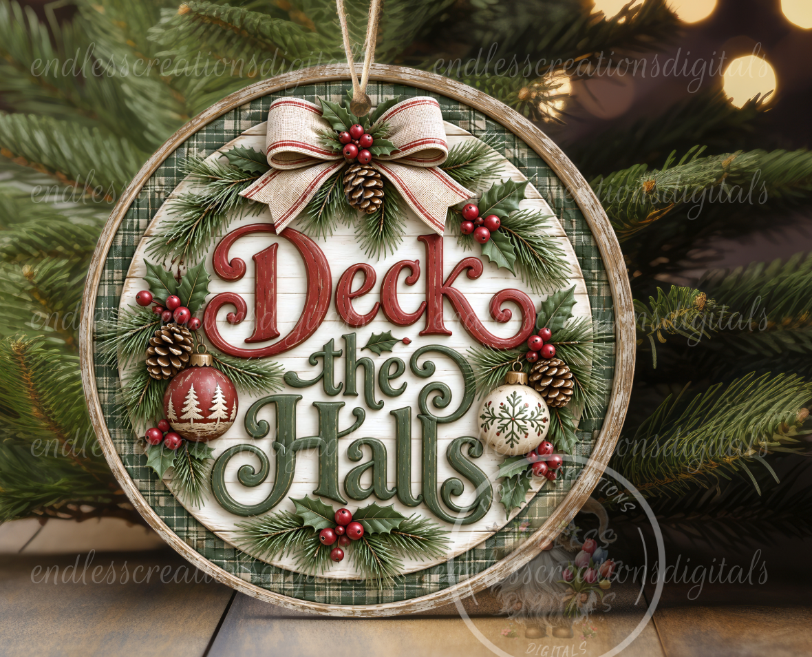 DECK THE HALLS ROUND ONLY
