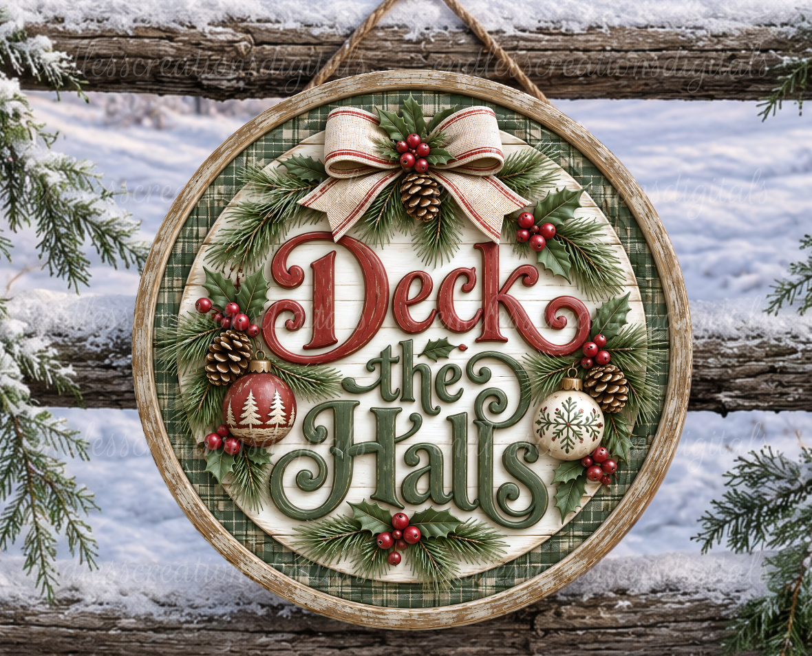 DECK THE HALLS ROUND ONLY