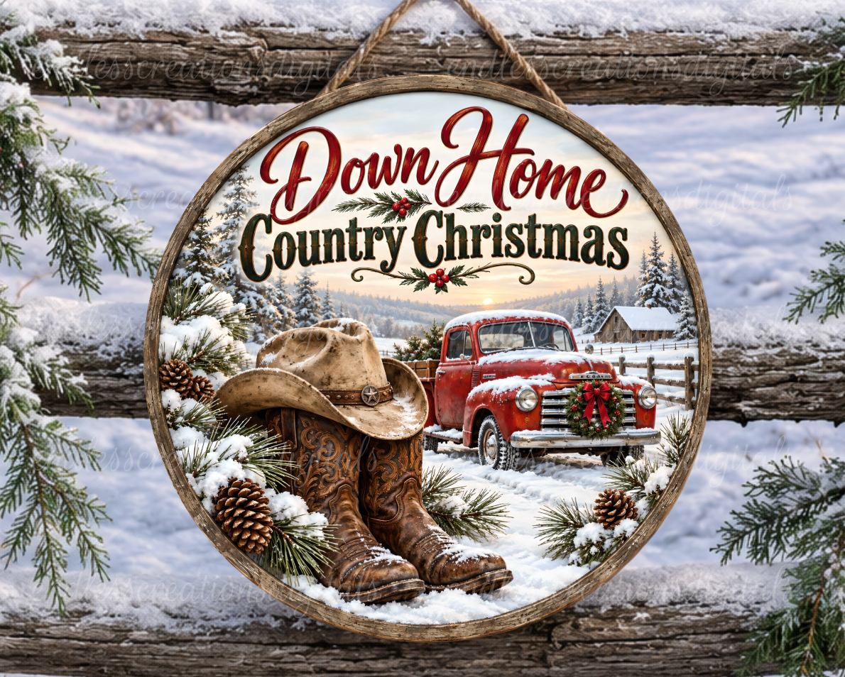 COUNTRY CHRISTMAS ROUND ONLY