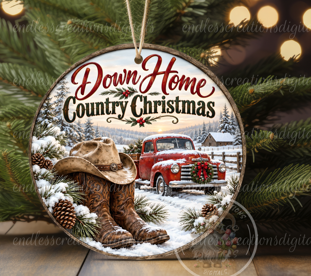 COUNTRY CHRISTMAS ROUND ONLY
