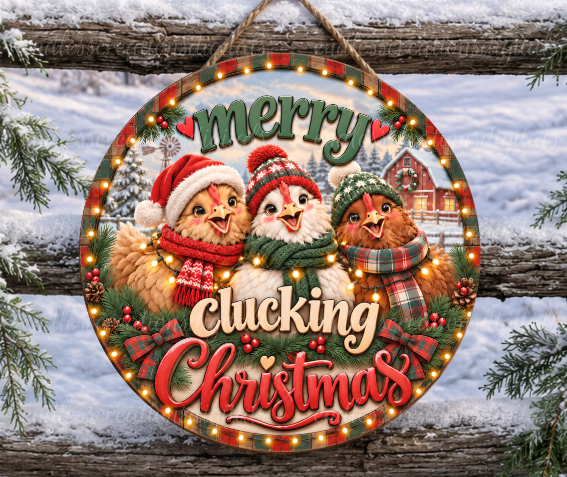 MERRY CLUCKING CHRISTMAS