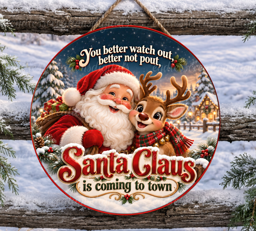 SANTA IS COMING TO TOWN