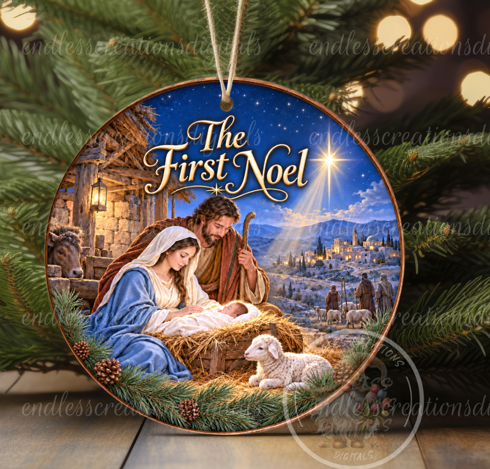 FIRST NOEL ROUND ONLY