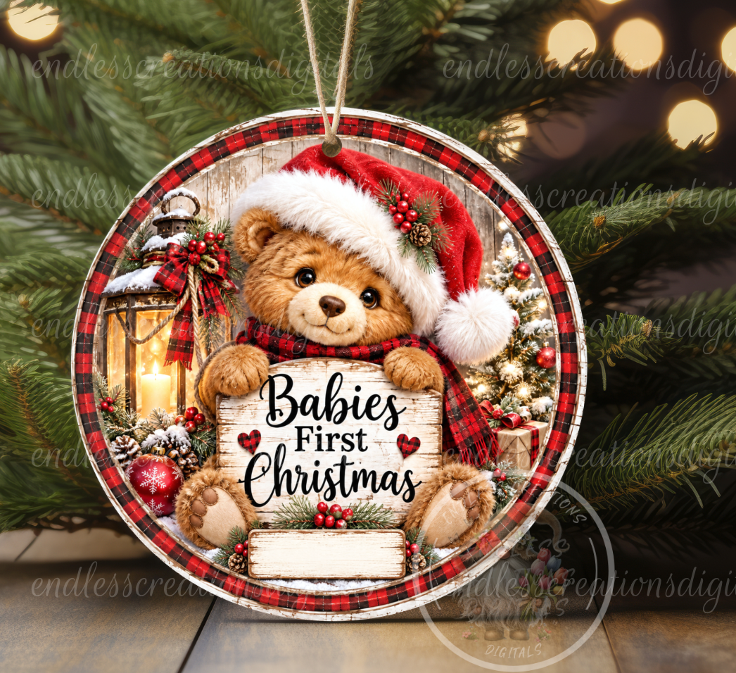 BABY BEAR 1ST CHRISTMAS