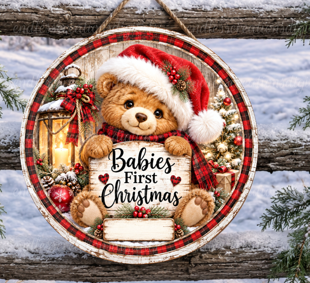 BABY BEAR 1ST CHRISTMAS