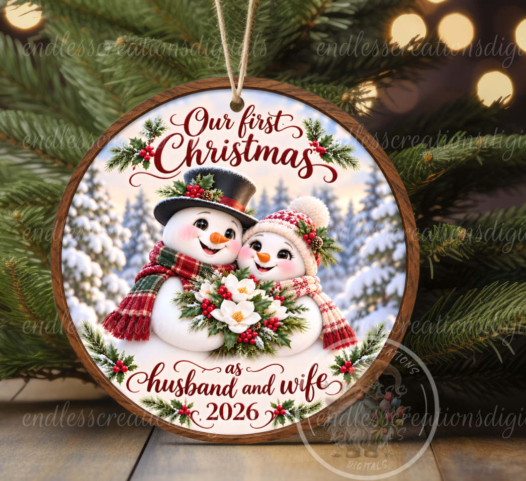 FIRST CHRISTMAS HUSBAND/WIFE