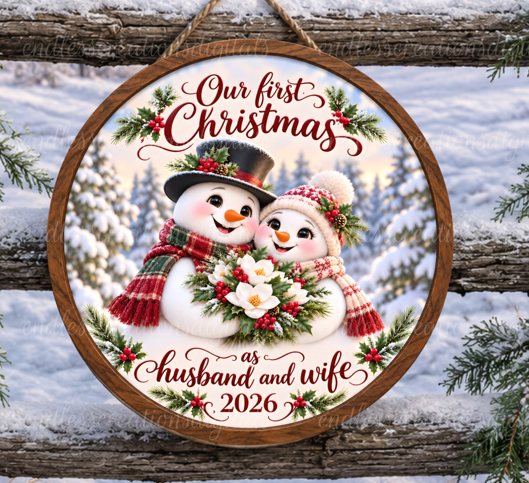 FIRST CHRISTMAS HUSBAND/WIFE
