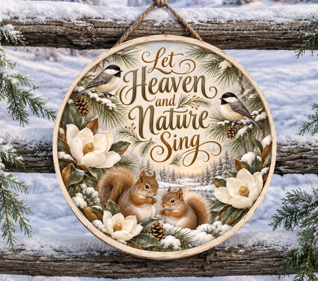 LET HEAVEN AND NATURE SING ROUND ONLY
