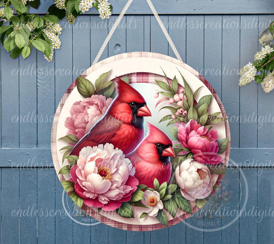 FLORAL PEONY CARDINALS
