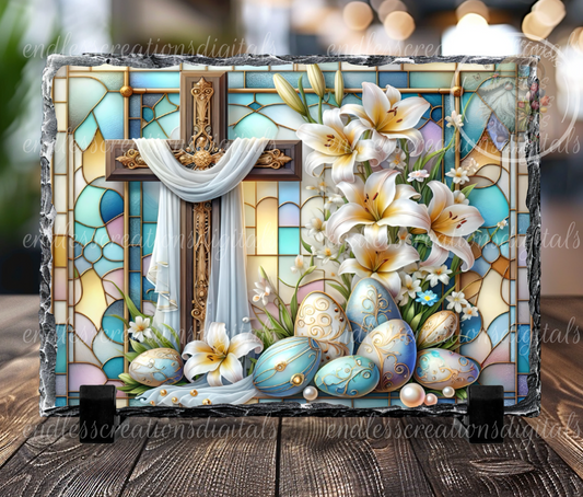 EASTER LILIES CROSS