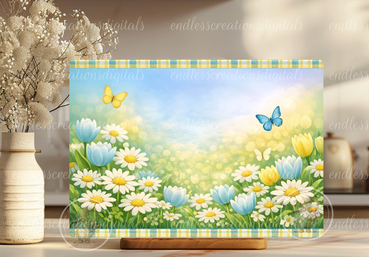 NEW GRANDMOTHER FLORAL BLUE