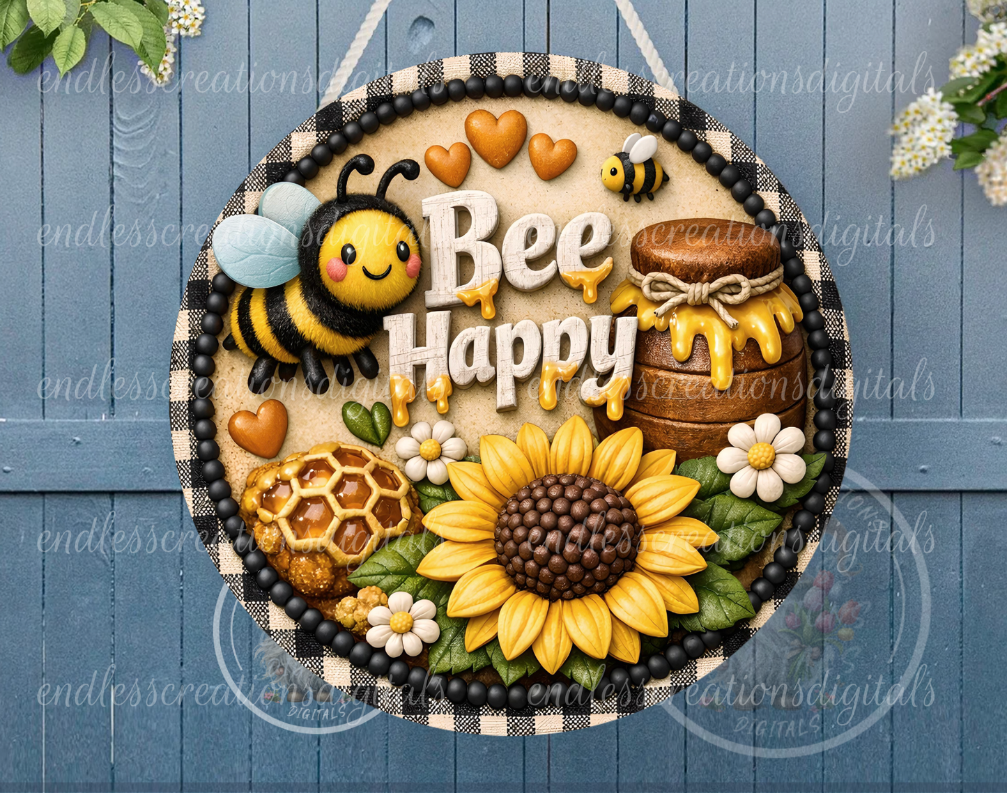 BEE HAPPY BEE ROUND
