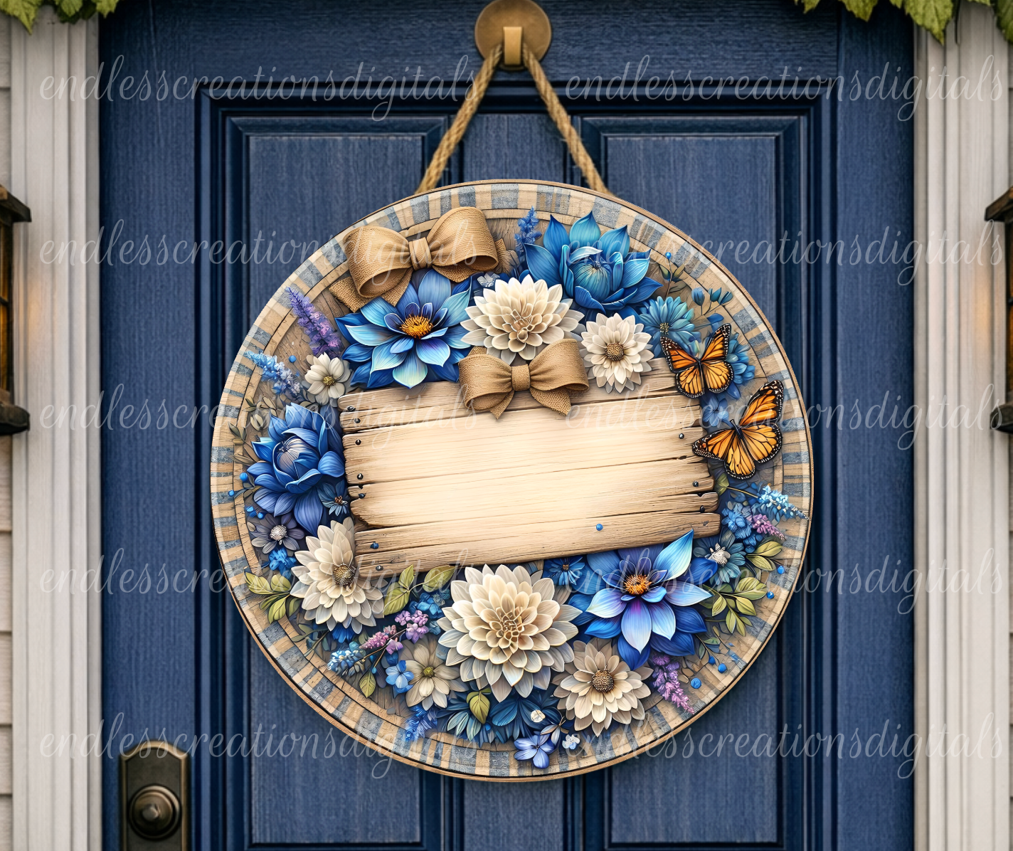 HELLO THERE FLORAL ROUND