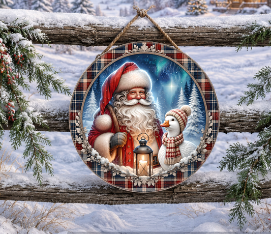 SANTA CHRISTMAS GOOSE