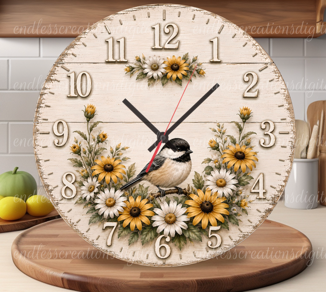 HOME SWEET HOME ROUND/CLOCK DESIGN BUNDLE OF 5