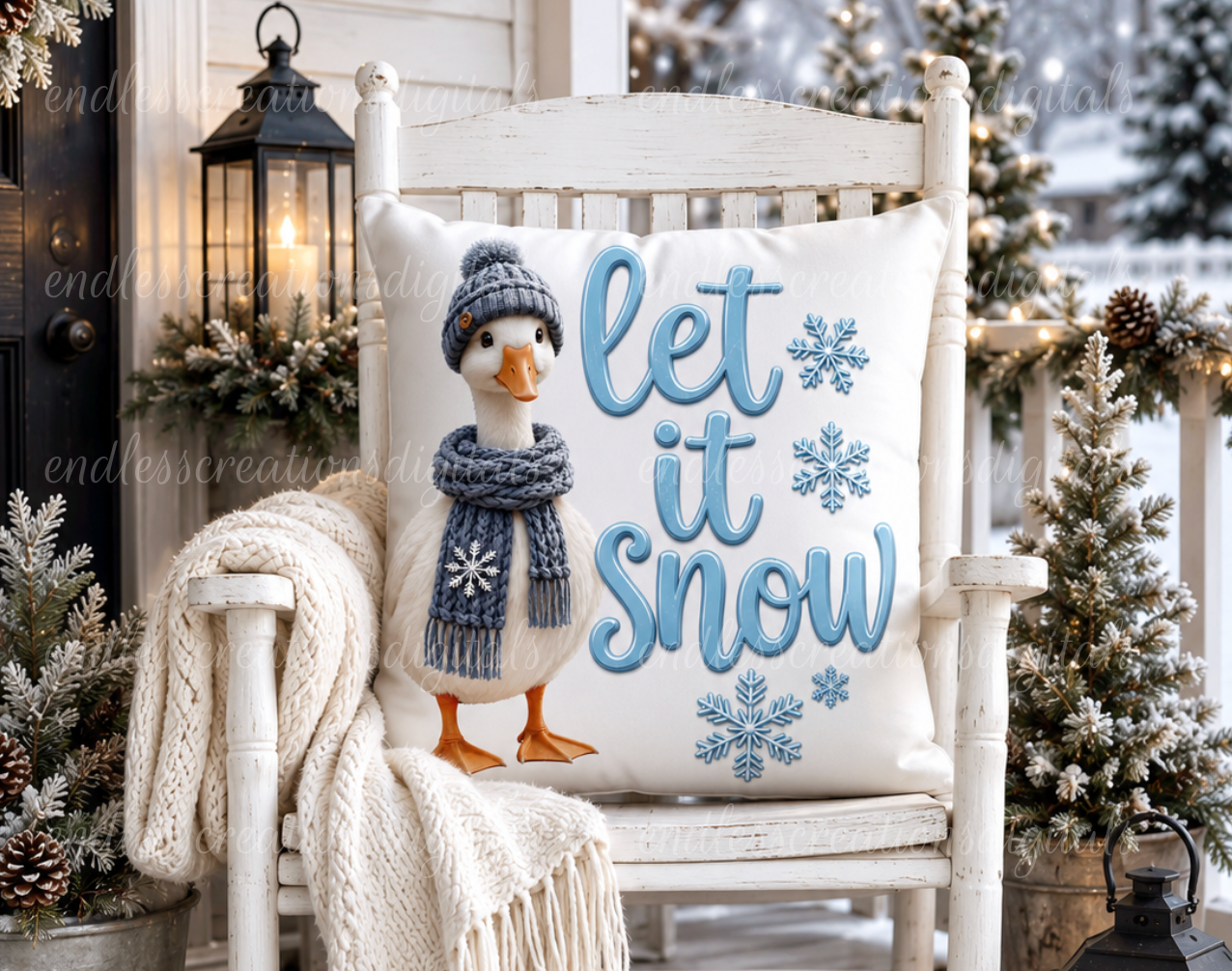 LET IT SNOW GOOSE BUNDLE OF 6