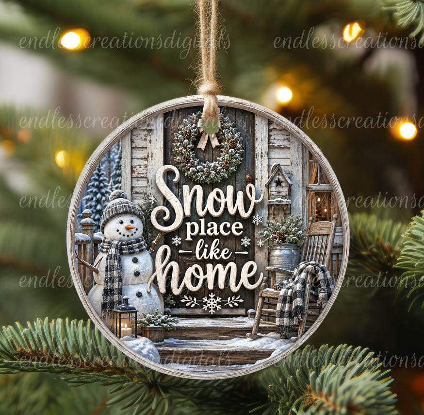 SNOW PLACE LIKE HOME ROUND ONLY