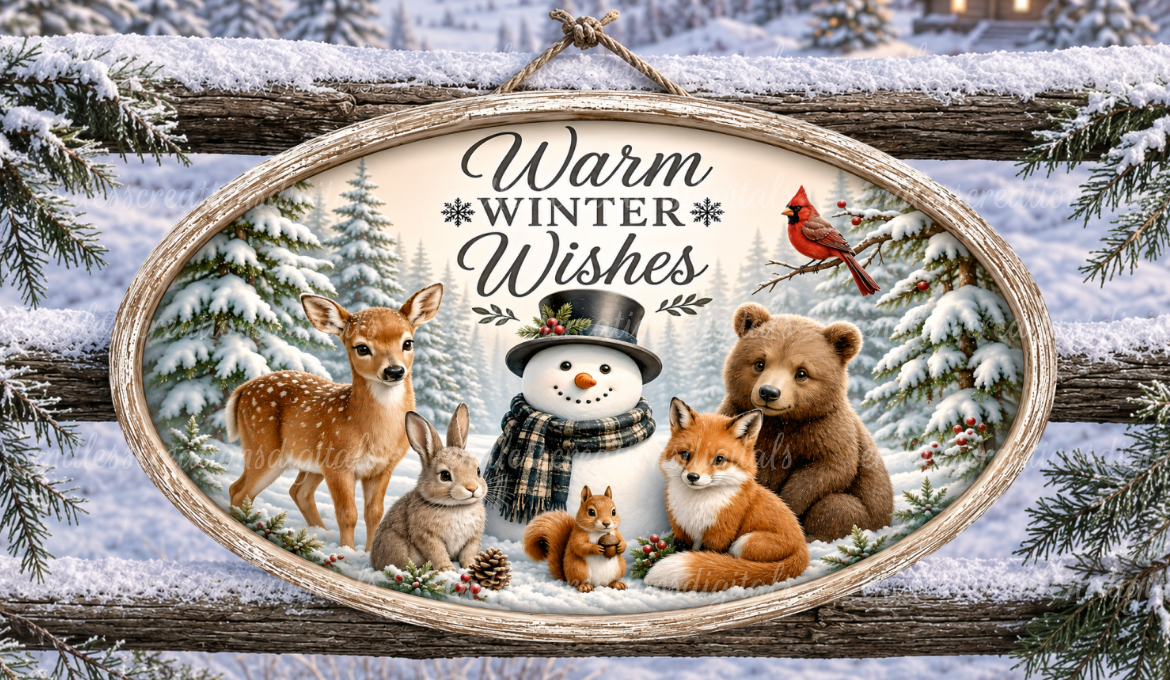 WOODLANDS WARM WINTER WISHES BUNDLE OF 5