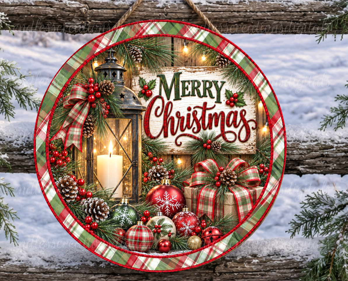 MERRY CHRISTMAS ROUND ONLY