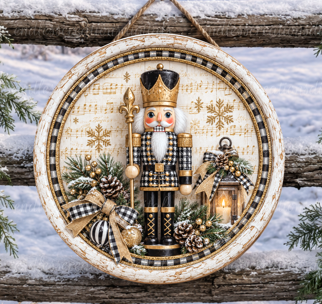 BLACK GOLD NUTCRACKER ROUND ONLY