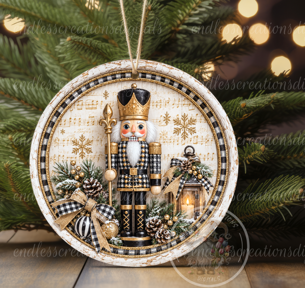 BLACK GOLD NUTCRACKER ROUND ONLY