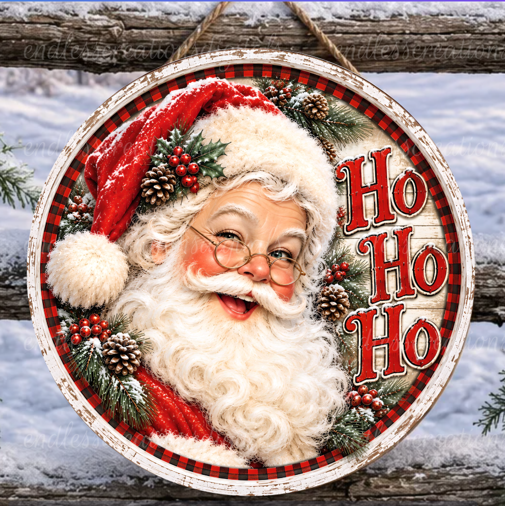 VINTAGE SANTA ROUND ONLY