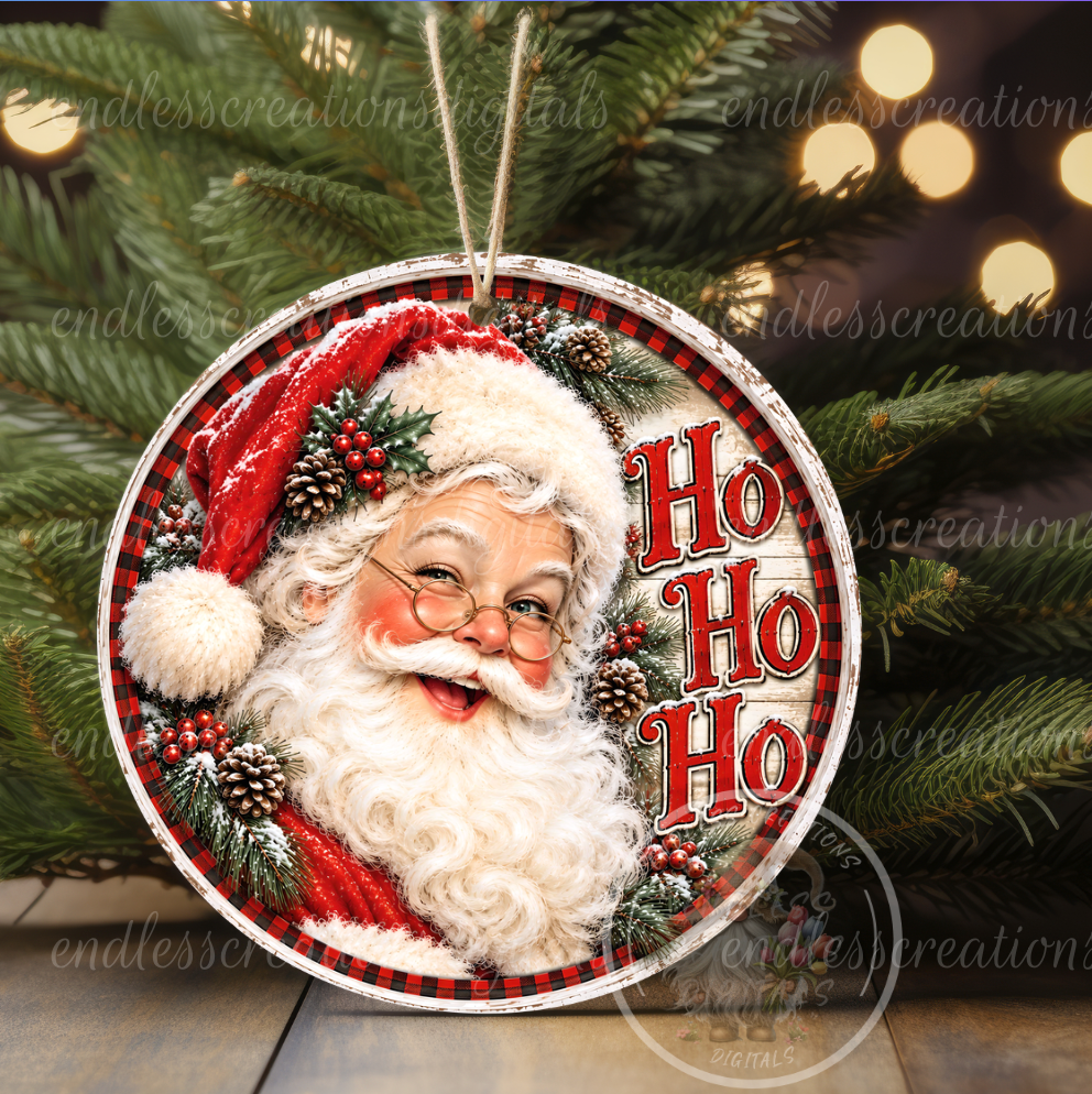 VINTAGE SANTA ROUND ONLY